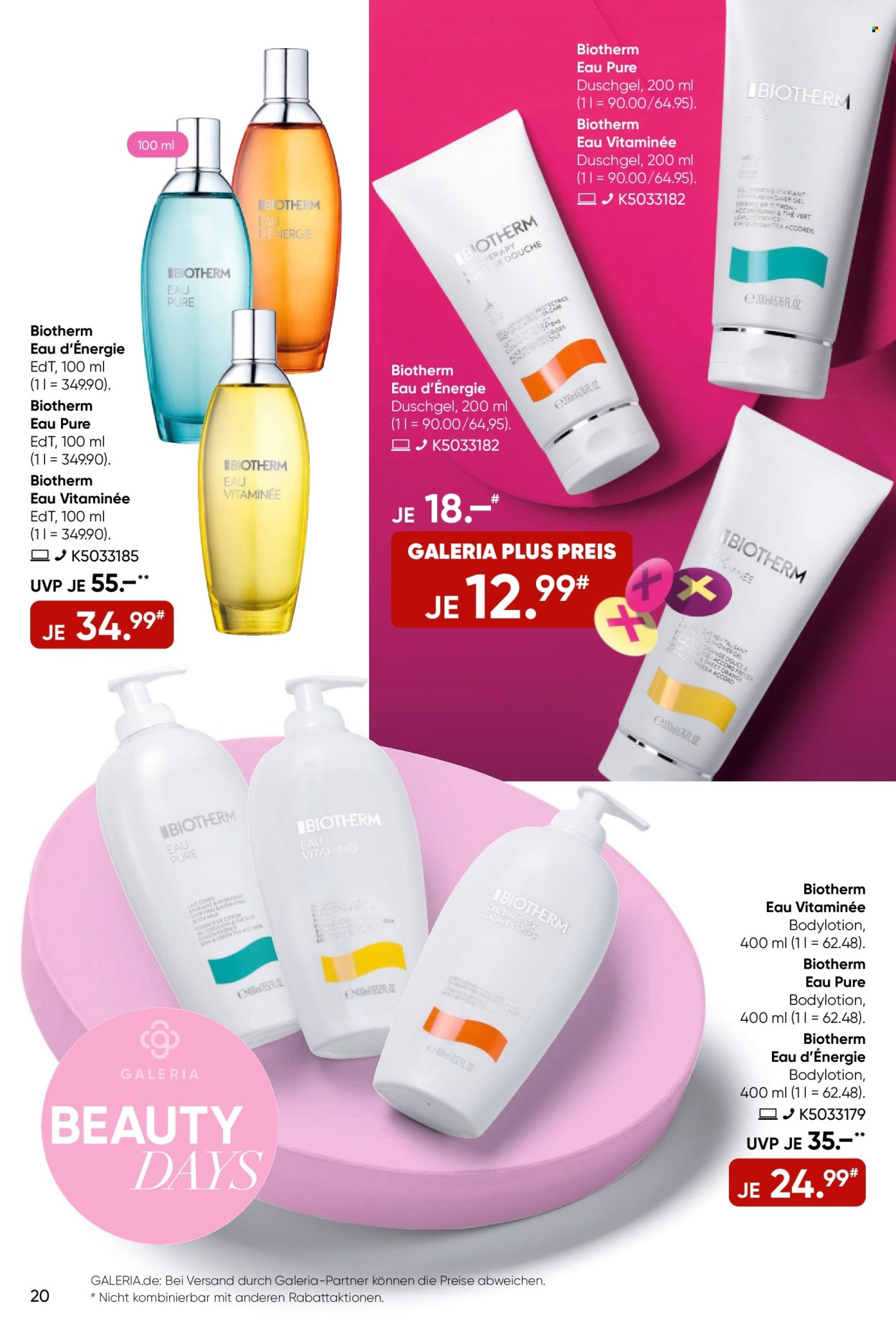 GALERIA Karstadt Kaufhof Prospekte  - 14.05.2025 - 20.05.2025. Seite 20