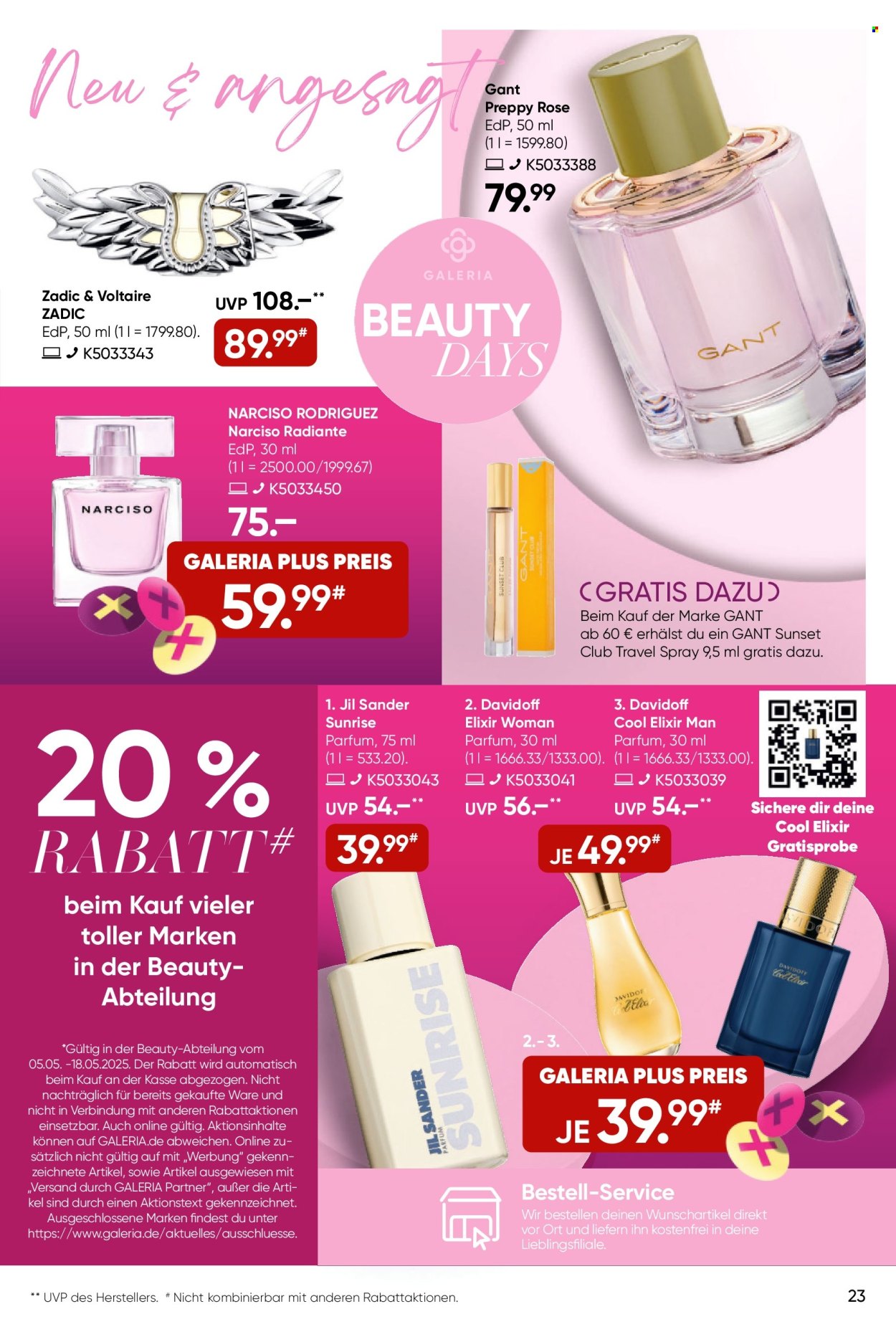 GALERIA Karstadt Kaufhof Prospekte  - 14.05.2025 - 20.05.2025. Seite 23