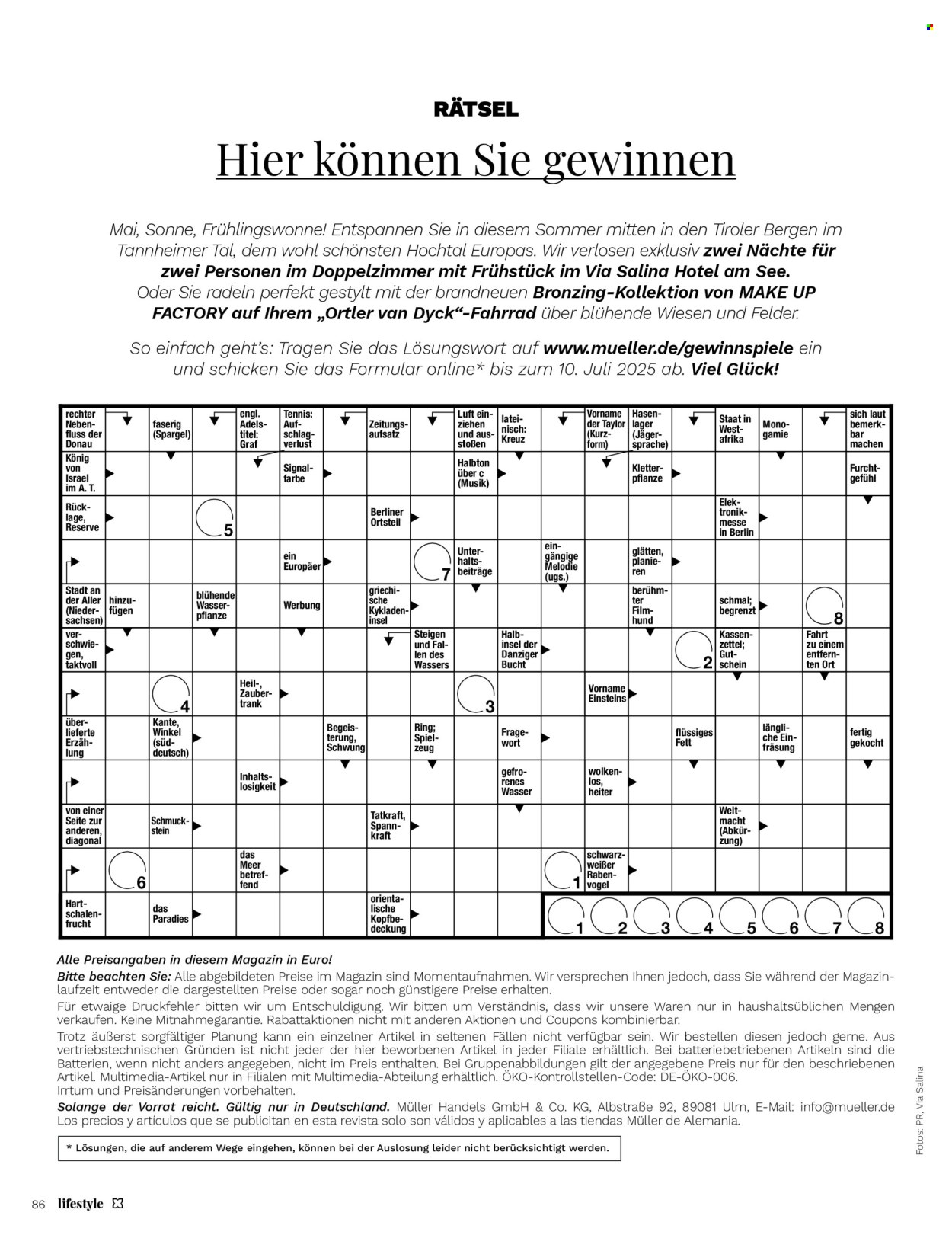 Müller Prospekte  - 1.05.2025 - 30.06.2025. Seite 86