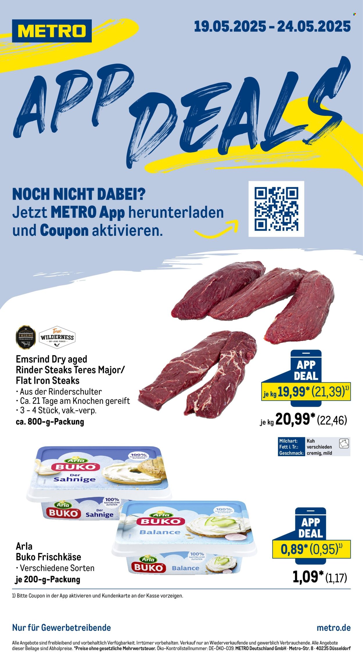 Metro Prospekte  - 19.05.2025 - 24.05.2025. Seite 1