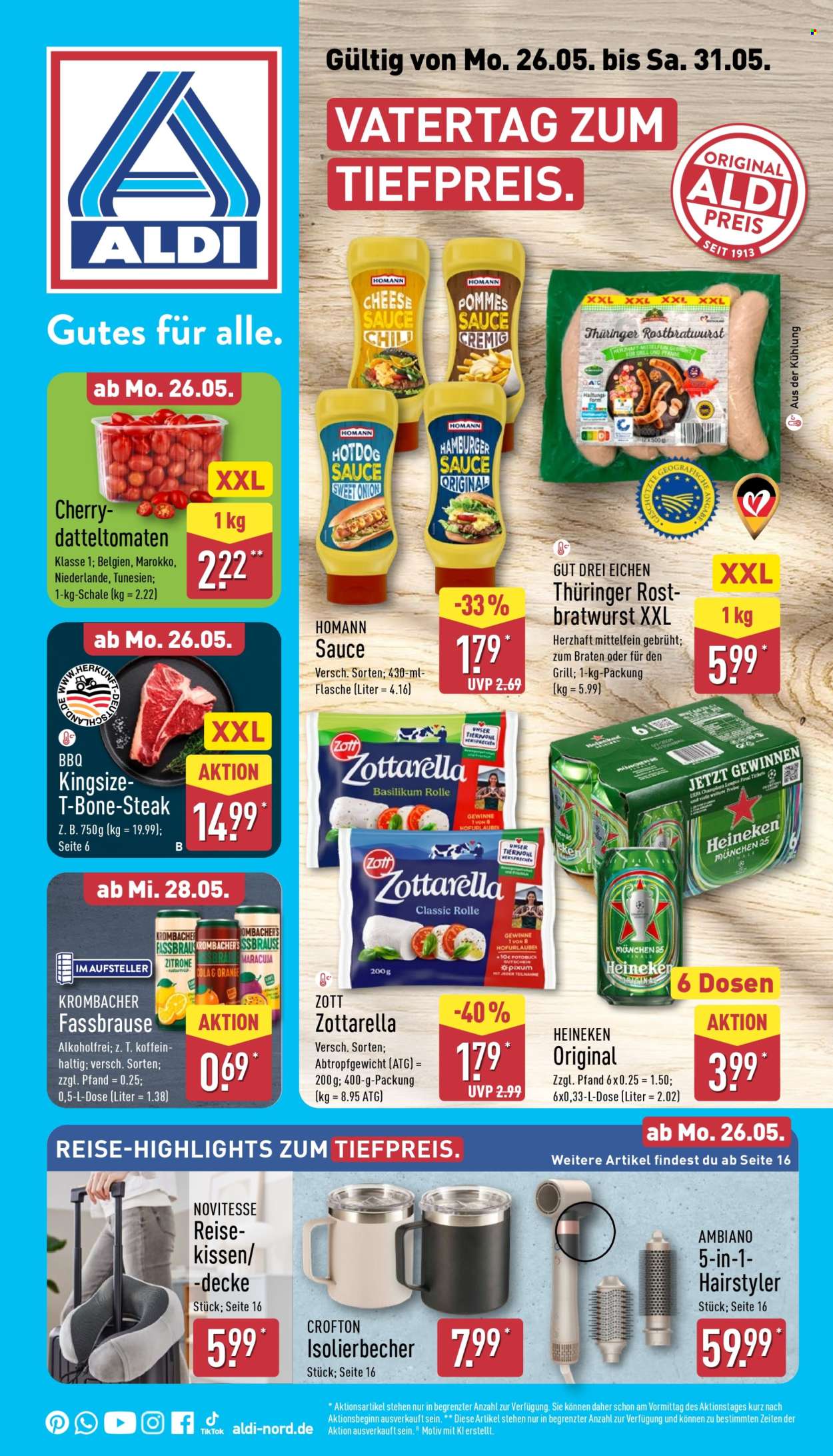 ALDI Nord Prospekte  - 26.05.2025 - 31.05.2025. Seite 1