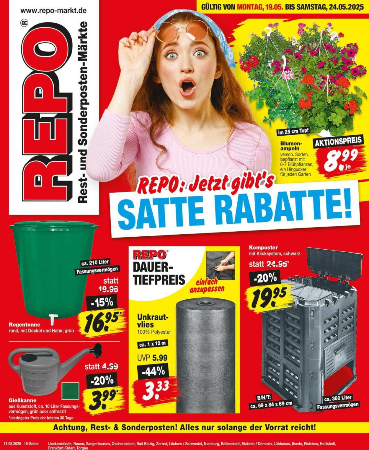 Repo Prospekte  - 19.05.2025 - 24.05.2025. Seite 1