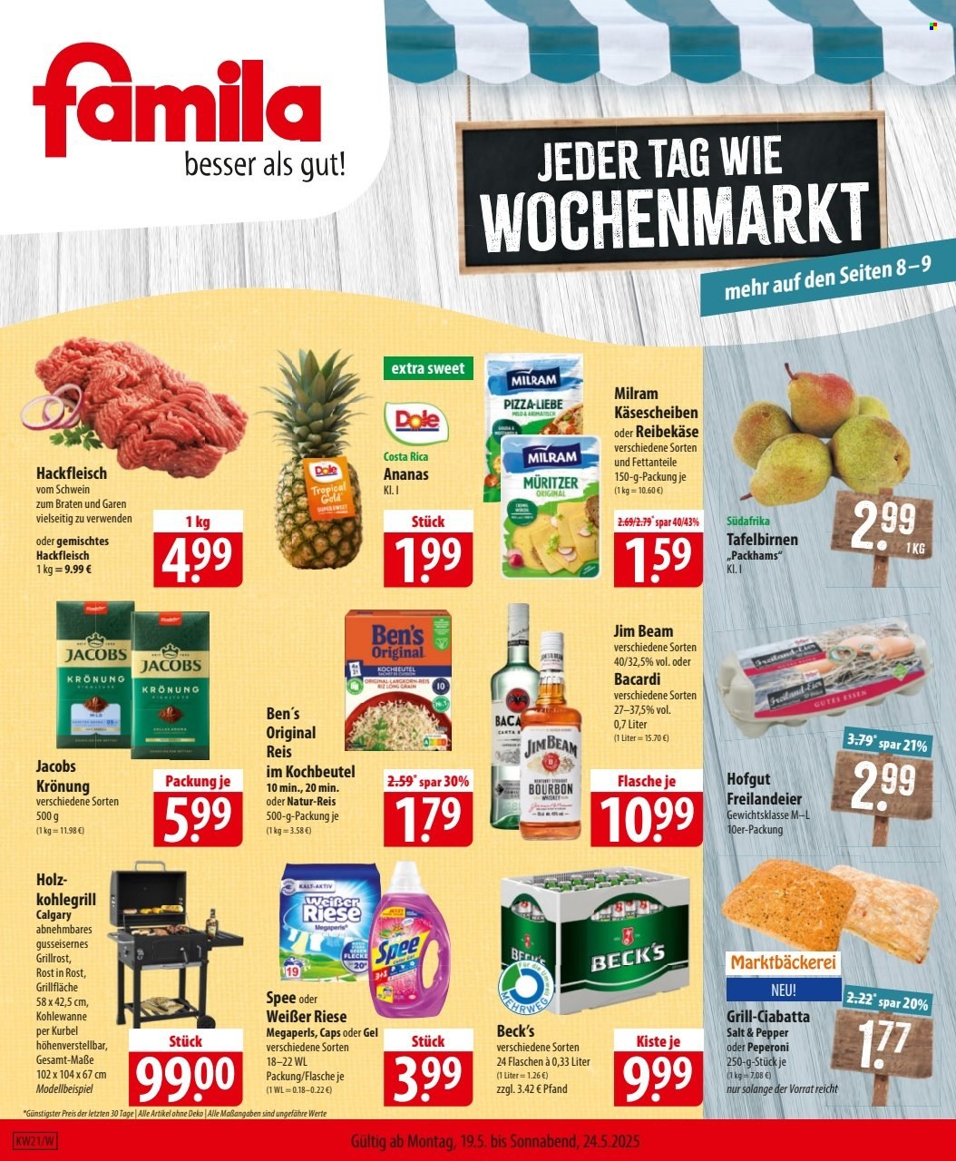 famila Prospekte  - 19.05.2025 - 24.05.2025. Seite 1