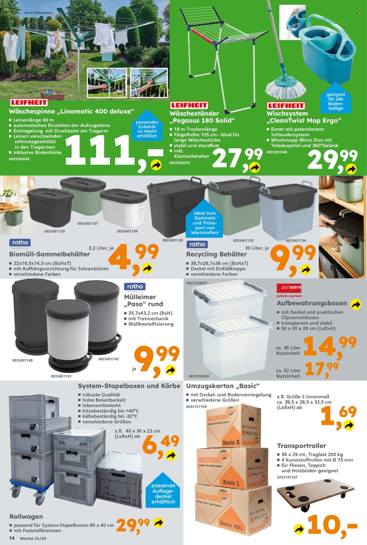 Globus Baumarkt Prospekte  - 19.05.2025 - 24.05.2025. Seite 14