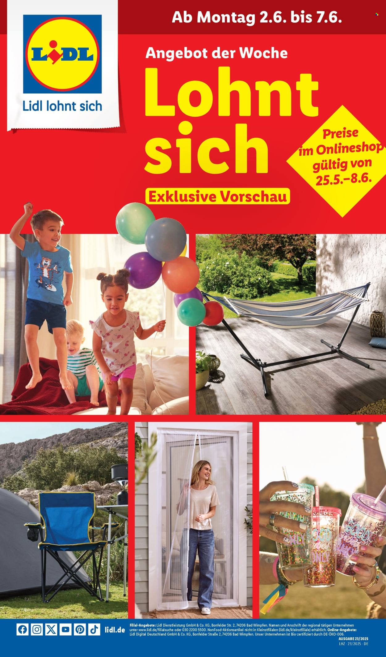 Lidl Prospekte  - 2.06.2025 - 7.06.2025. Seite 1