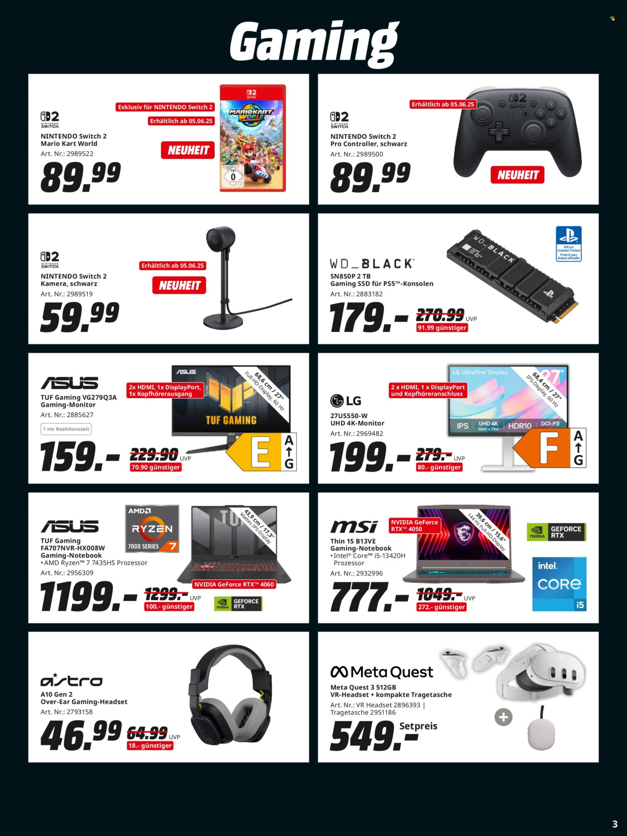 MediaMarkt Prospekte  - 19.05.2025 - 9.06.2025. Seite 3