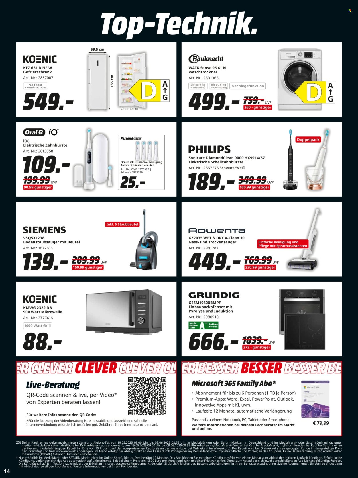 MediaMarkt Prospekte  - 19.05.2025 - 9.06.2025. Seite 14