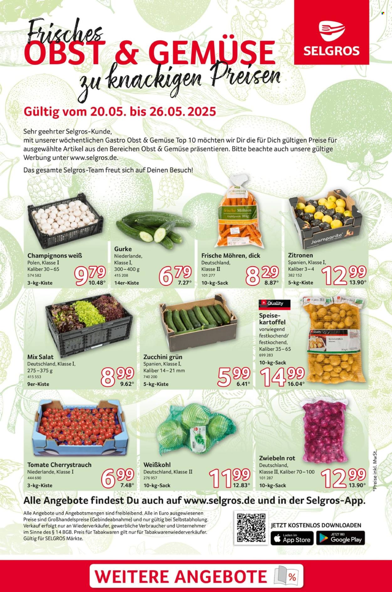 Selgros Prospekte  - 20.05.2025 - 26.05.2025. Seite 1