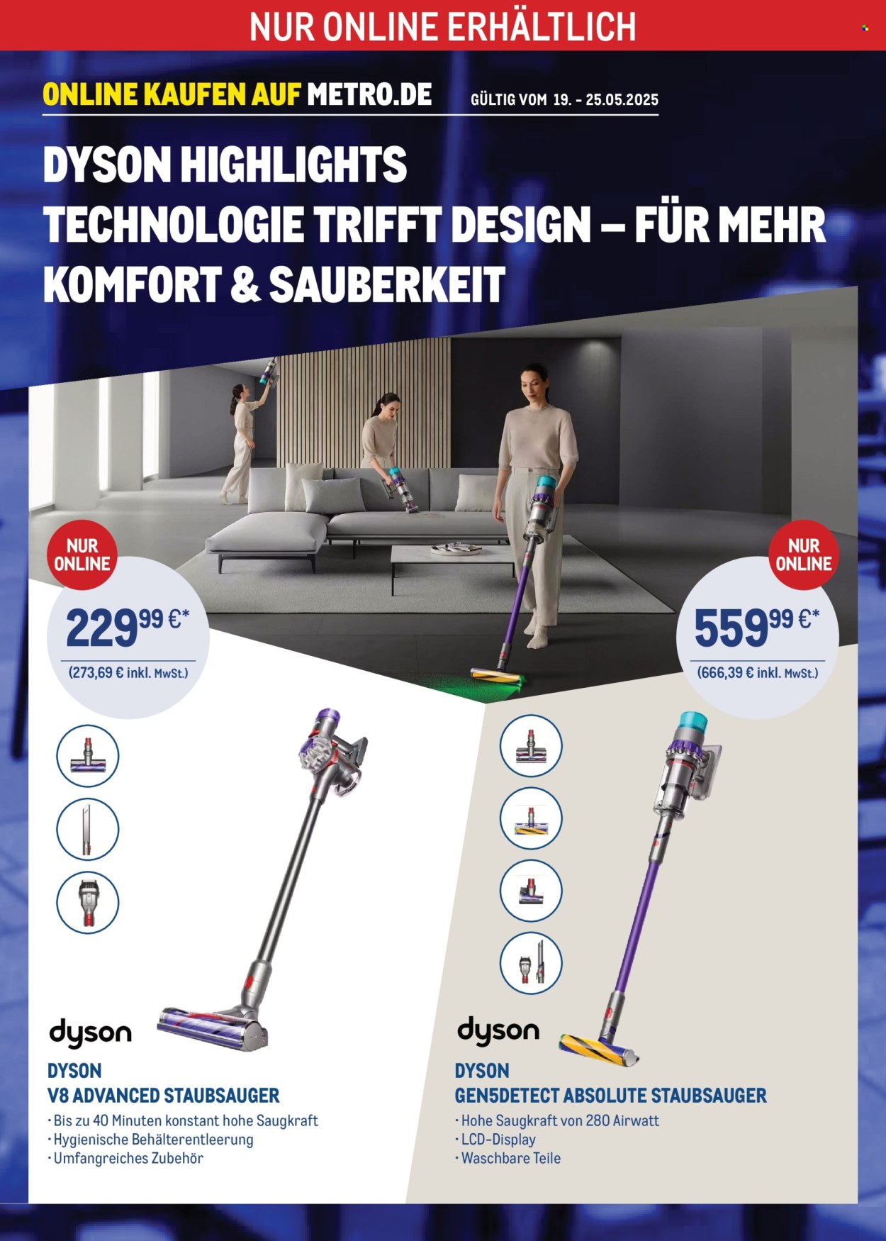 Metro Prospekte  - 19.05.2025 - 25.05.2025. Seite 1