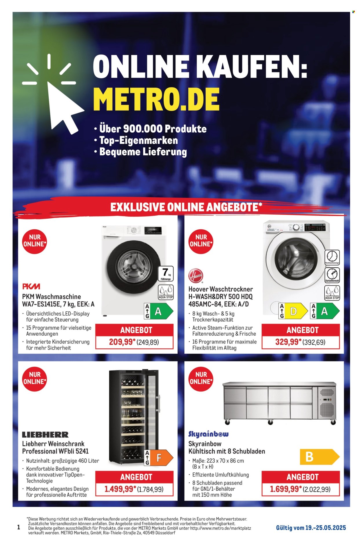 Metro Prospekte  - 19.05.2025 - 25.05.2025. Seite 1