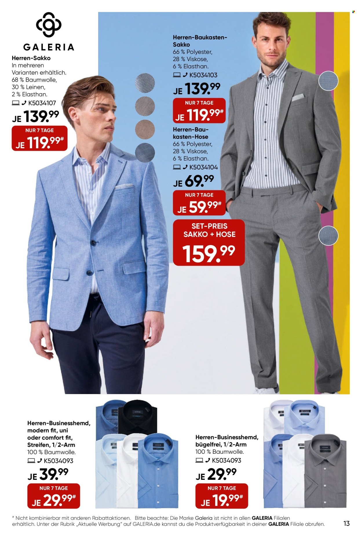 GALERIA Karstadt Kaufhof Prospekte  - 21.05.2025 - 27.05.2025. Seite 13