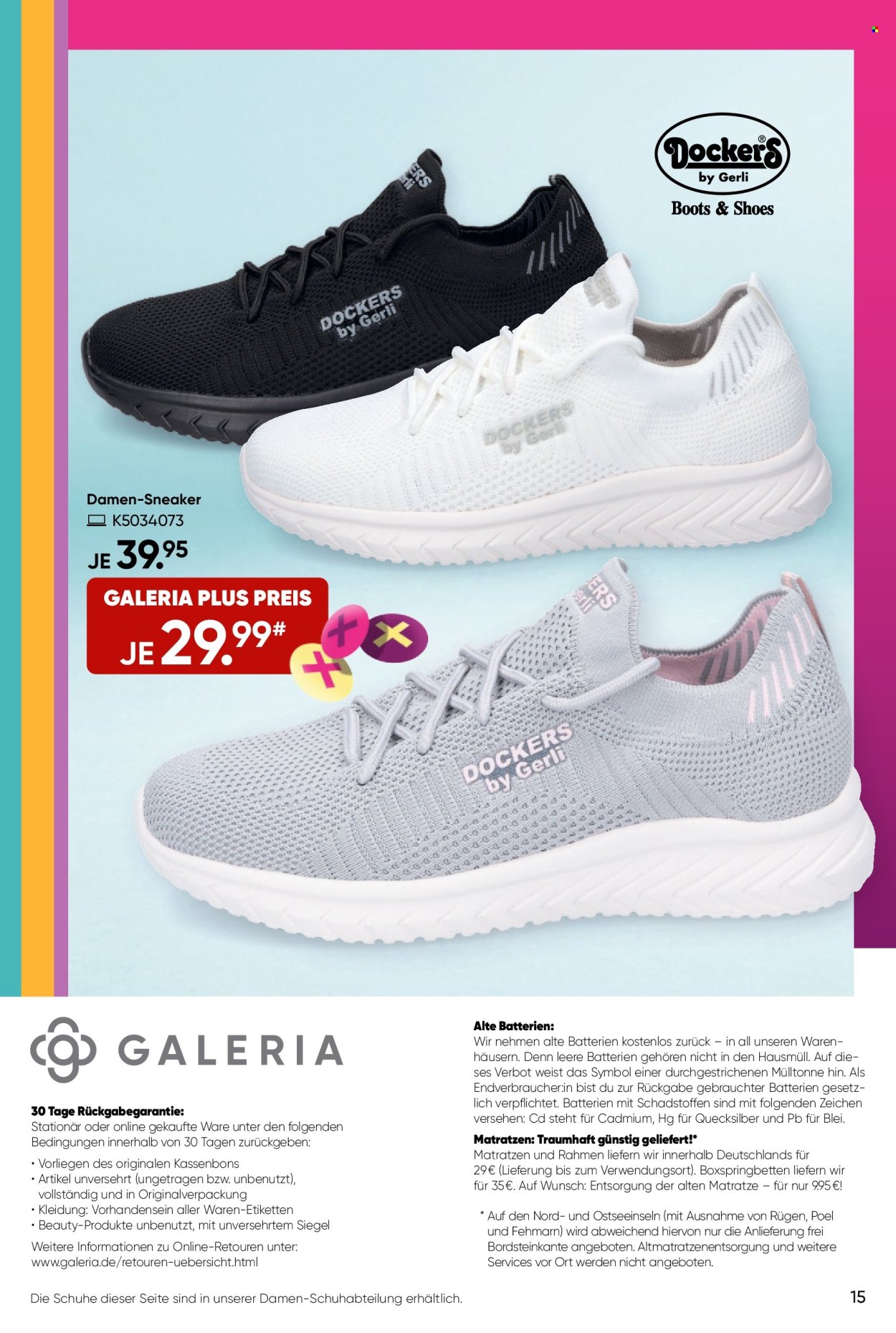 GALERIA Karstadt Kaufhof Prospekte  - 21.05.2025 - 27.05.2025. Seite 15