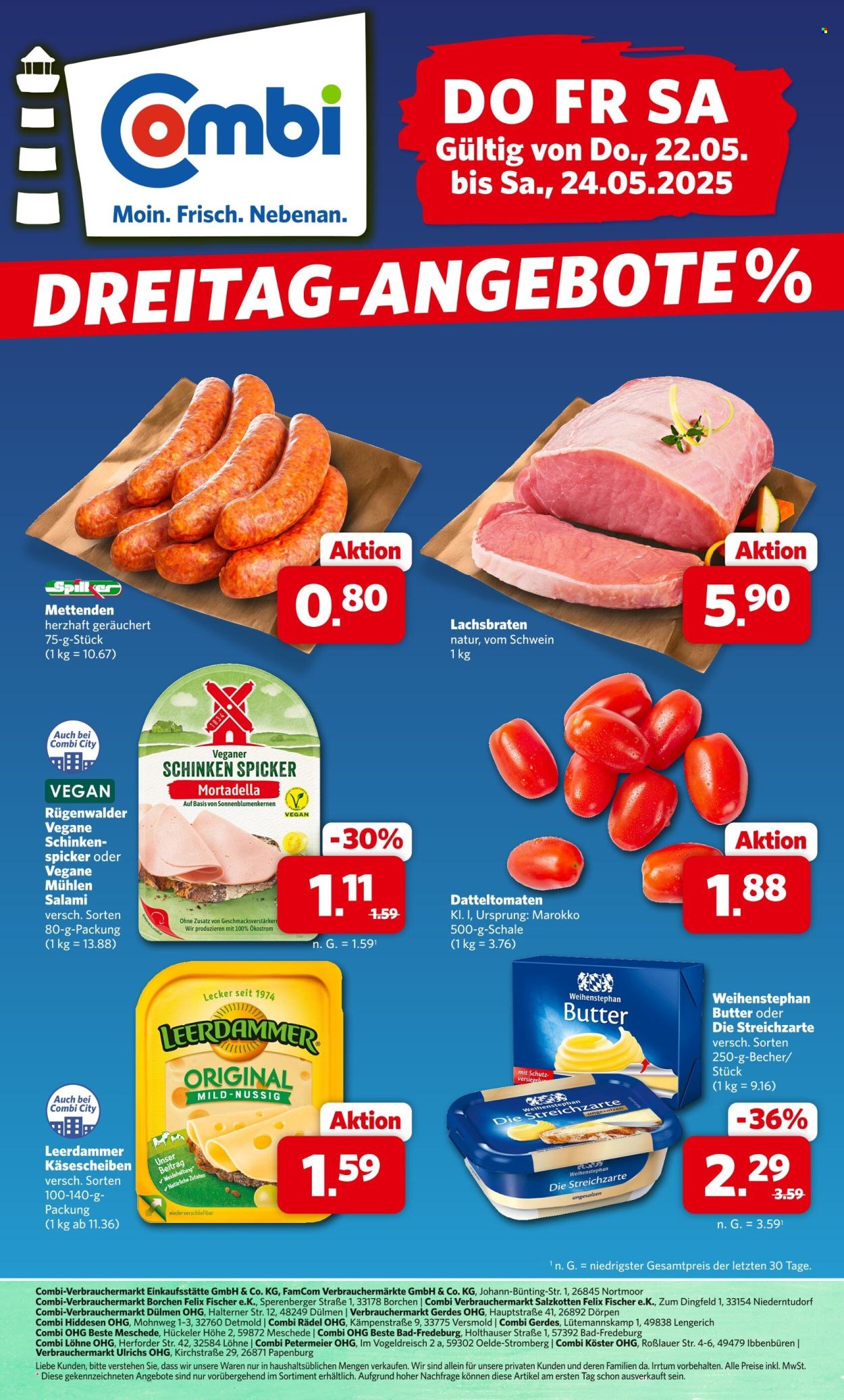 Combi Prospekte  - 22.05.2025 - 24.05.2025. Seite 1