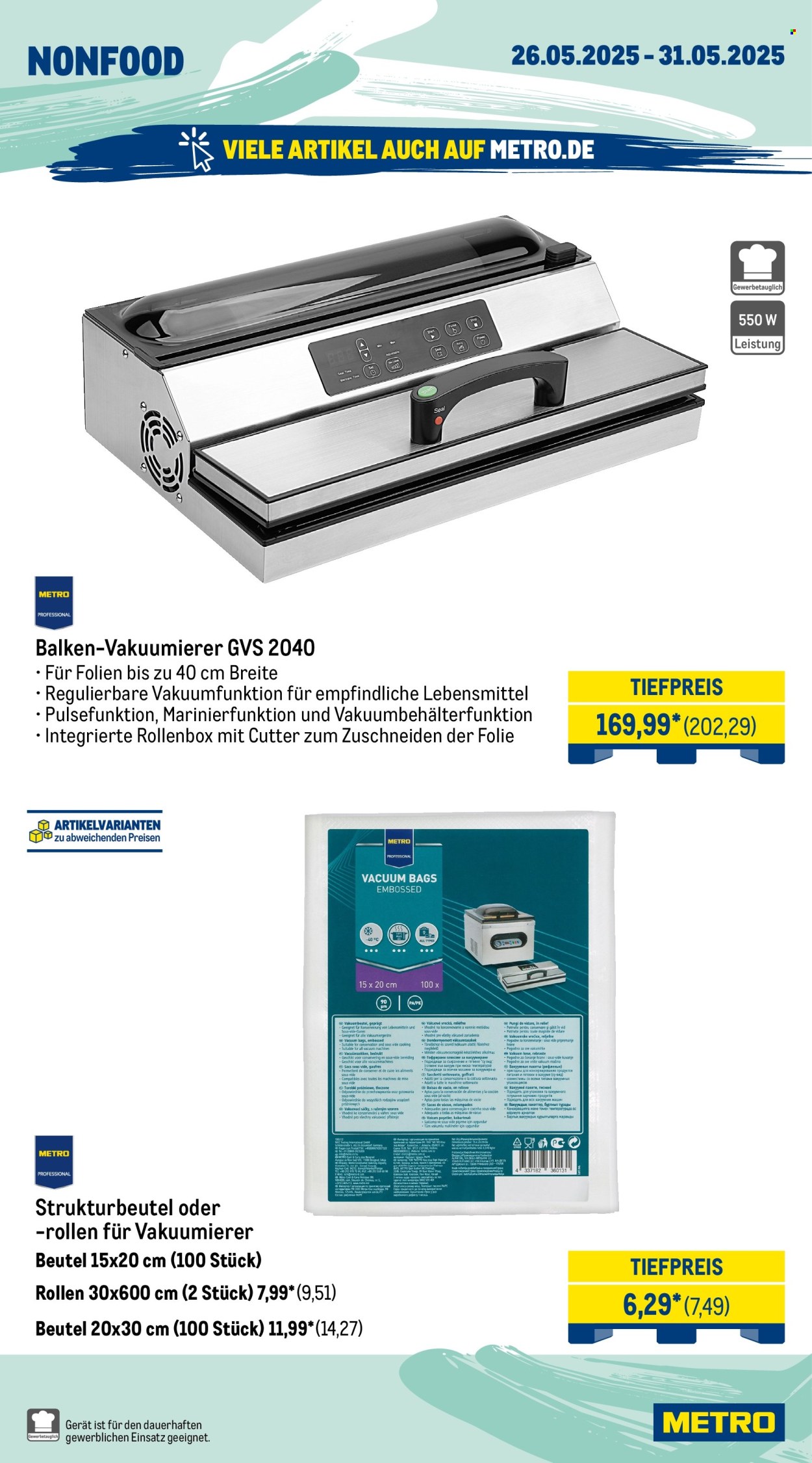 Metro Prospekte  - 26.05.2025 - 31.05.2025. Seite 17