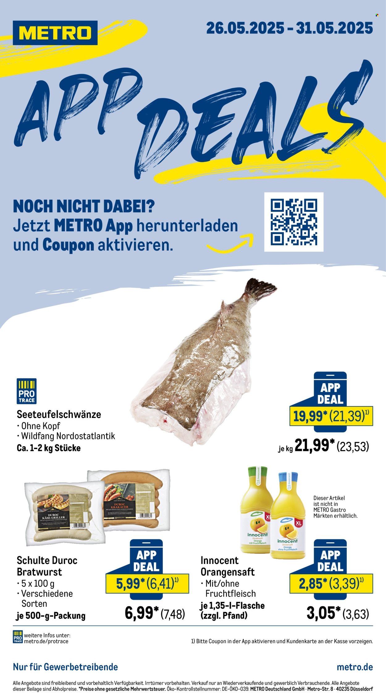 Metro Prospekte  - 26.05.2025 - 31.05.2025. Seite 1