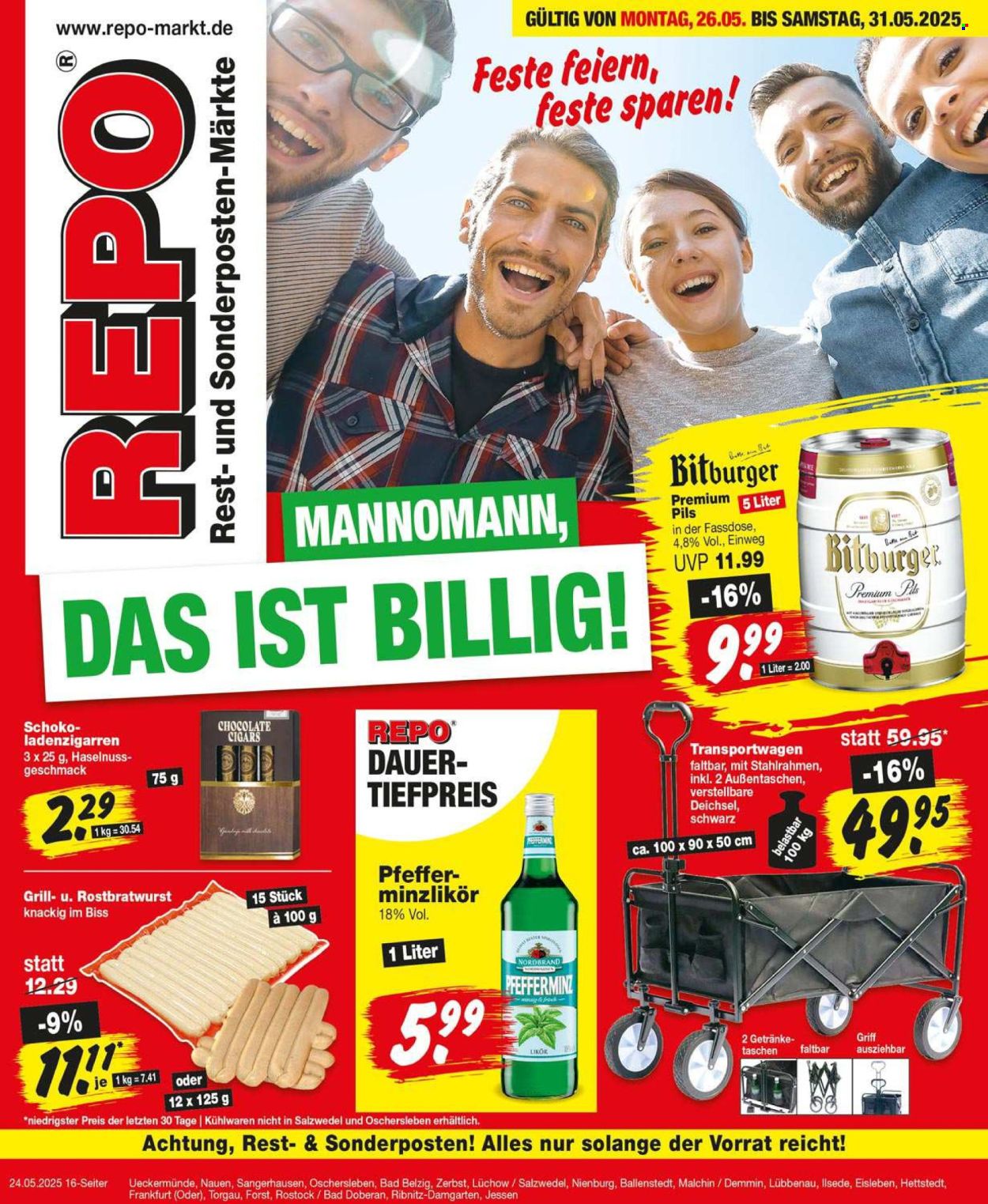 Repo Prospekte  - 26.05.2025 - 31.05.2025. Seite 1