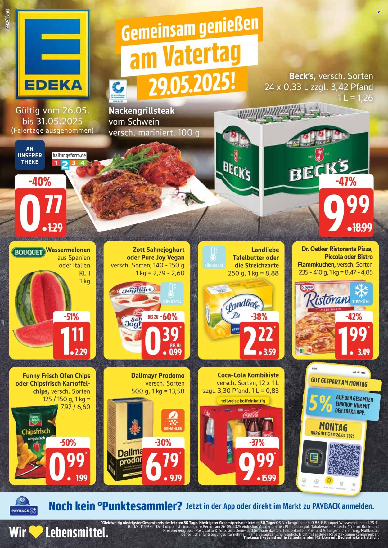 Edeka Prospekte  - 26.05.2025 - 31.05.2025. Seite 1