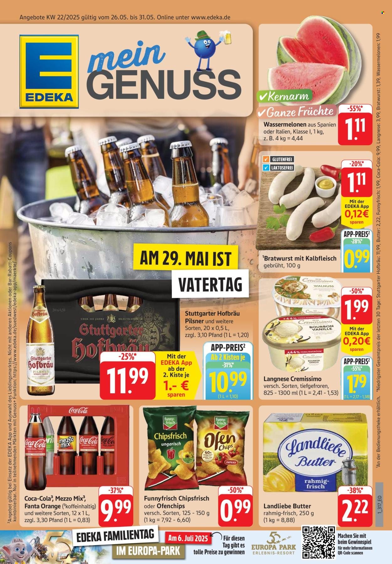 Edeka Prospekte  - 26.05.2025 - 31.05.2025. Seite 1