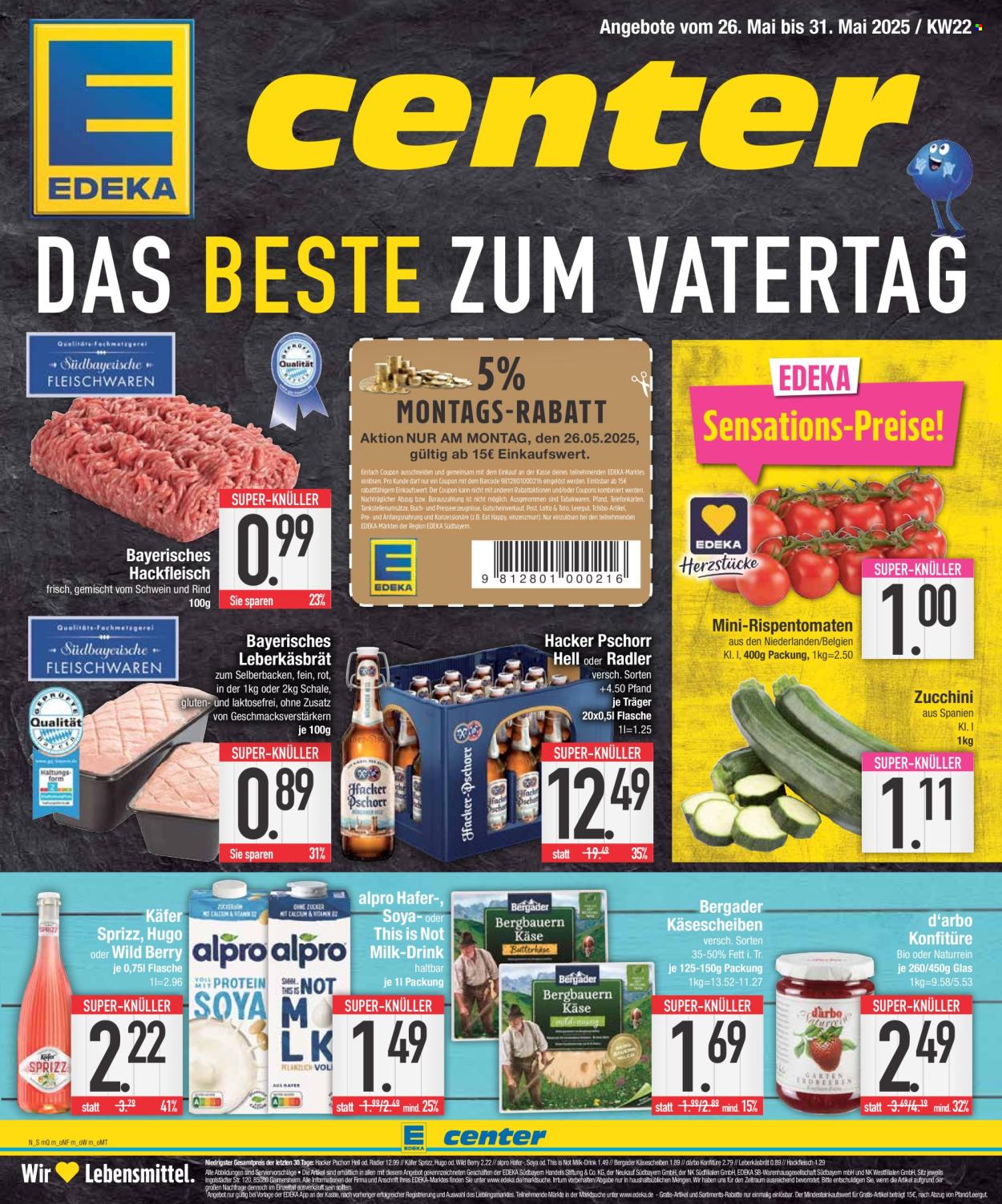 Edeka Prospekte  - 26.05.2025 - 31.05.2025. Seite 1