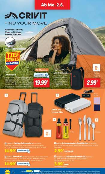 thumbnail - CRIVIT Mini-Rucksack