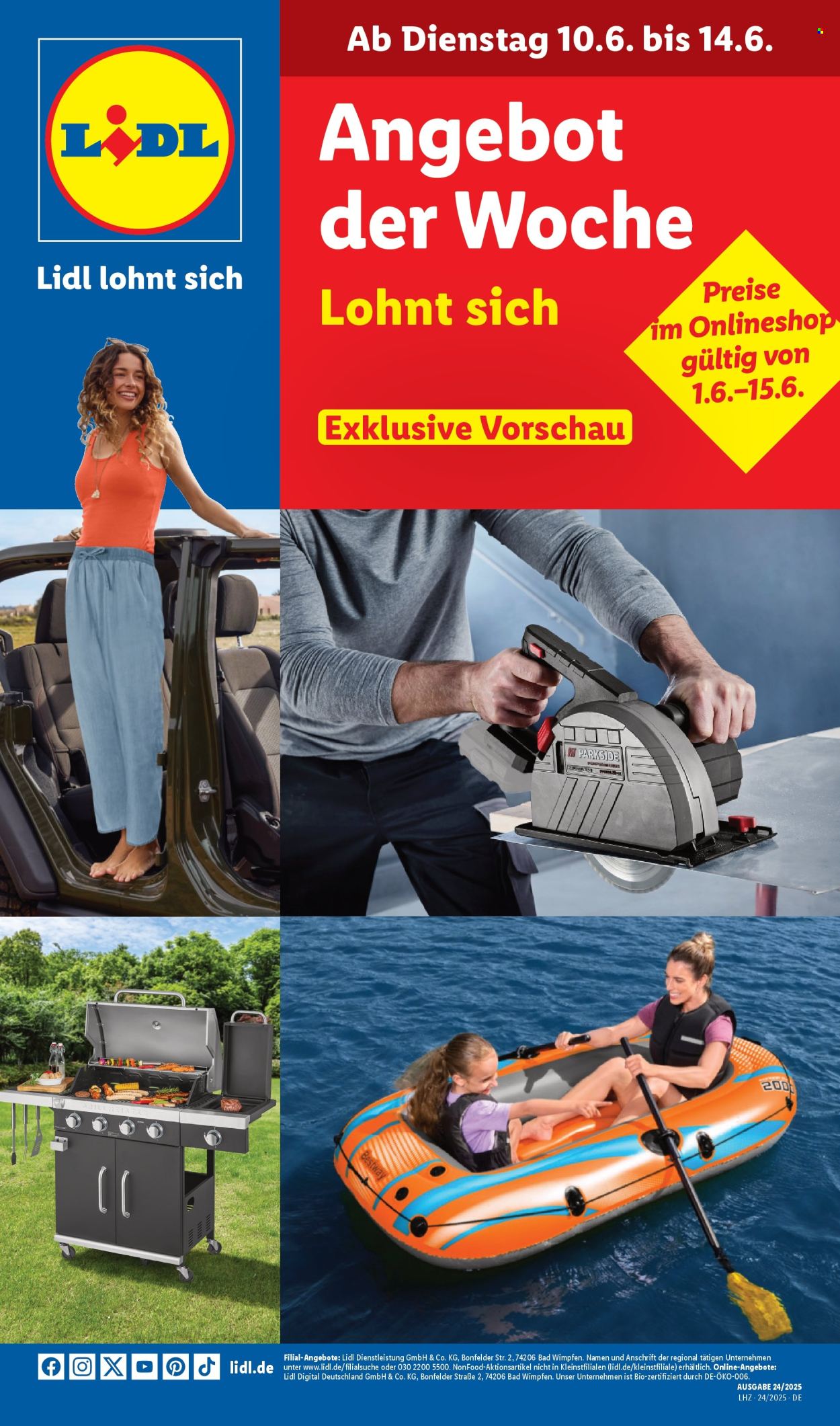 Lidl Prospekte  - 10.06.2025 - 14.06.2025. Seite 1