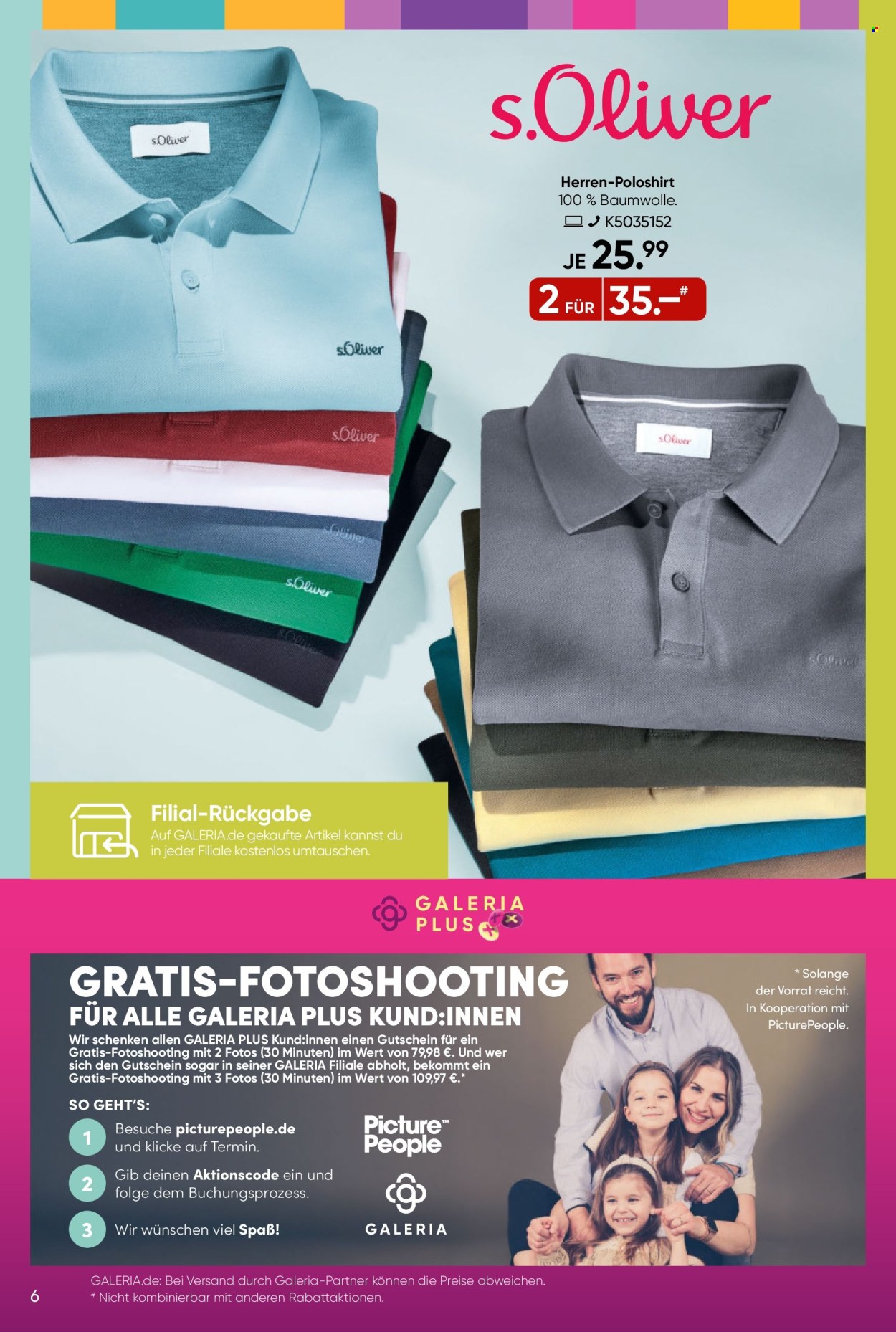 GALERIA Karstadt Kaufhof Prospekte  - 26.05.2025 - 1.06.2025. Seite 6