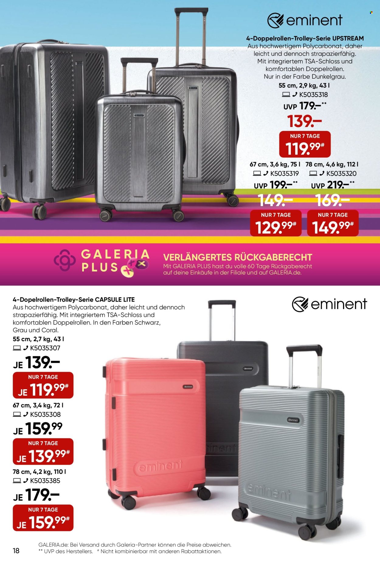 GALERIA Karstadt Kaufhof Prospekte  - 26.05.2025 - 1.06.2025. Seite 18