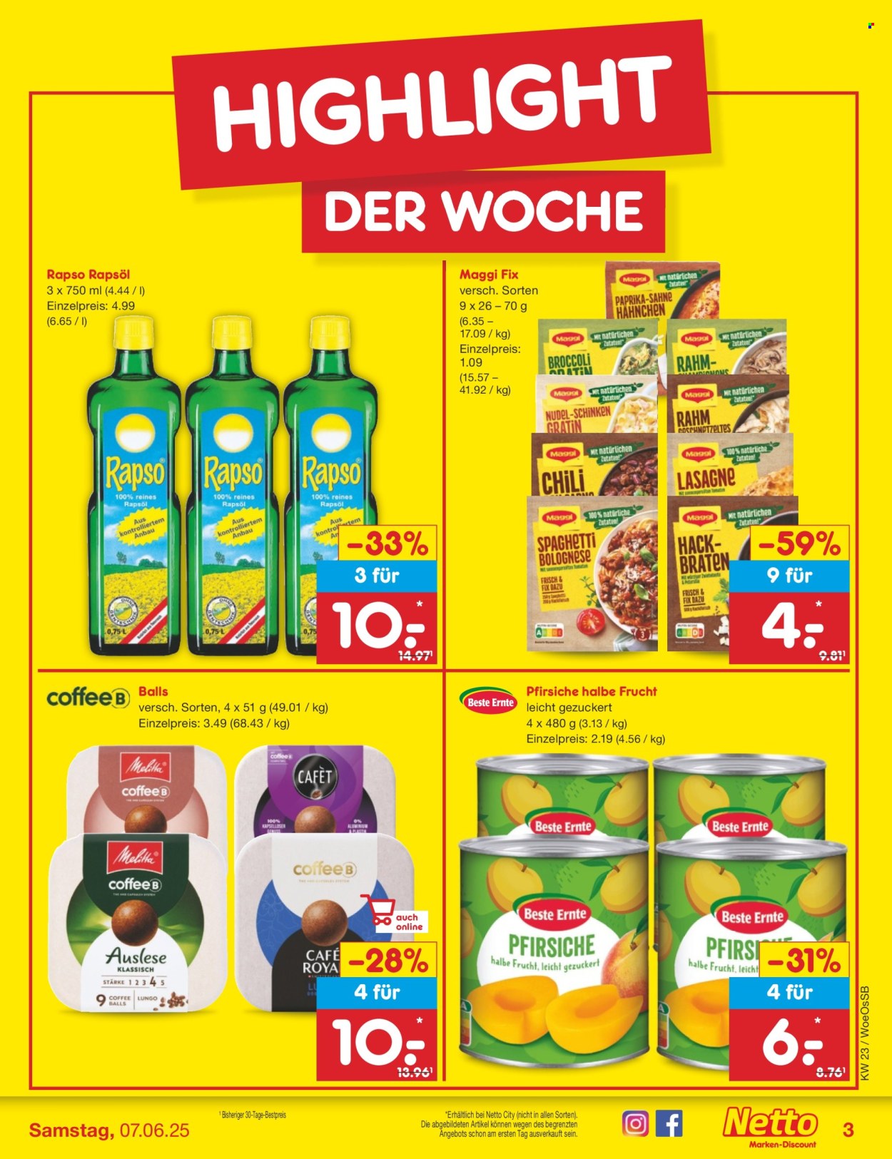 Netto Marken-Discount Prospekte  - 2.06.2025 - 7.06.2025. Seite 3