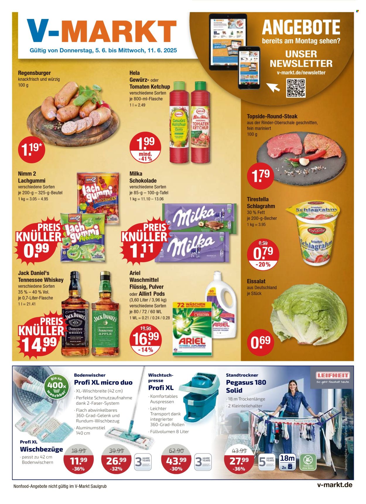 V-Markt Prospekte  - 5.06.2025 - 11.06.2025. Seite 1
