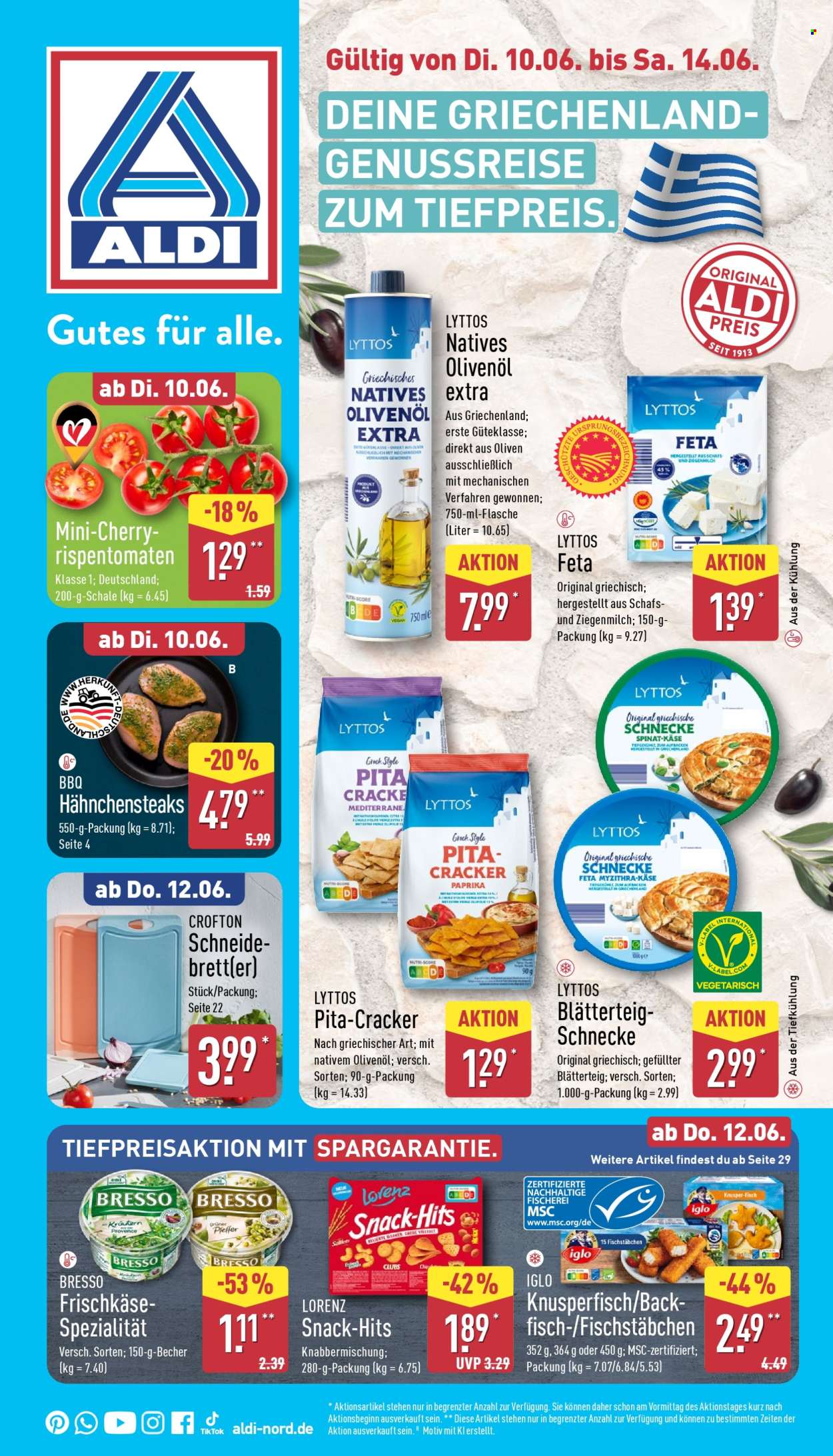 ALDI Nord Prospekte  - 10.06.2025 - 14.06.2025. Seite 1