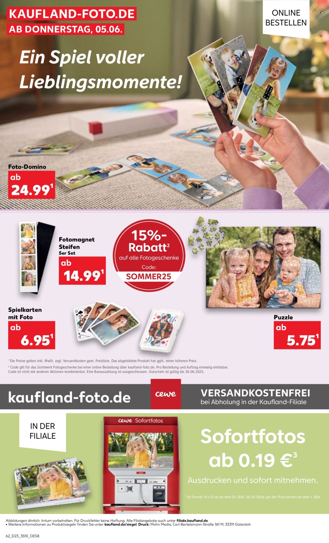 Kaufland Prospekte  - 5.06.2025 - 11.06.2025. Seite 62