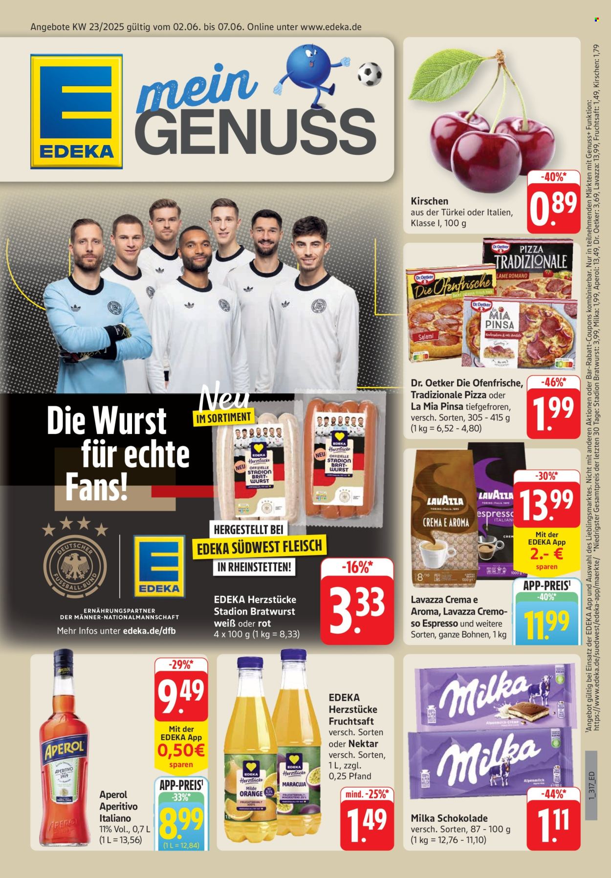 Edeka Prospekte  - 2.06.2025 - 7.06.2025. Seite 1