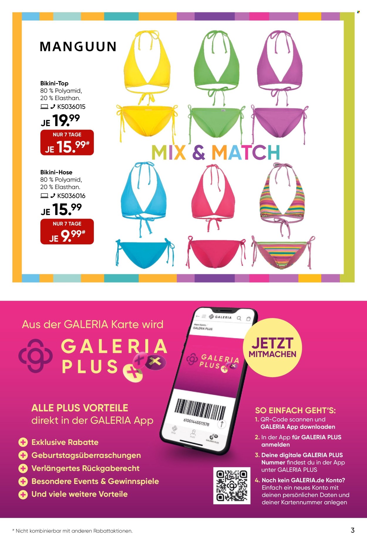 GALERIA Karstadt Kaufhof Prospekte  - 4.06.2025 - 10.06.2025. Seite 3