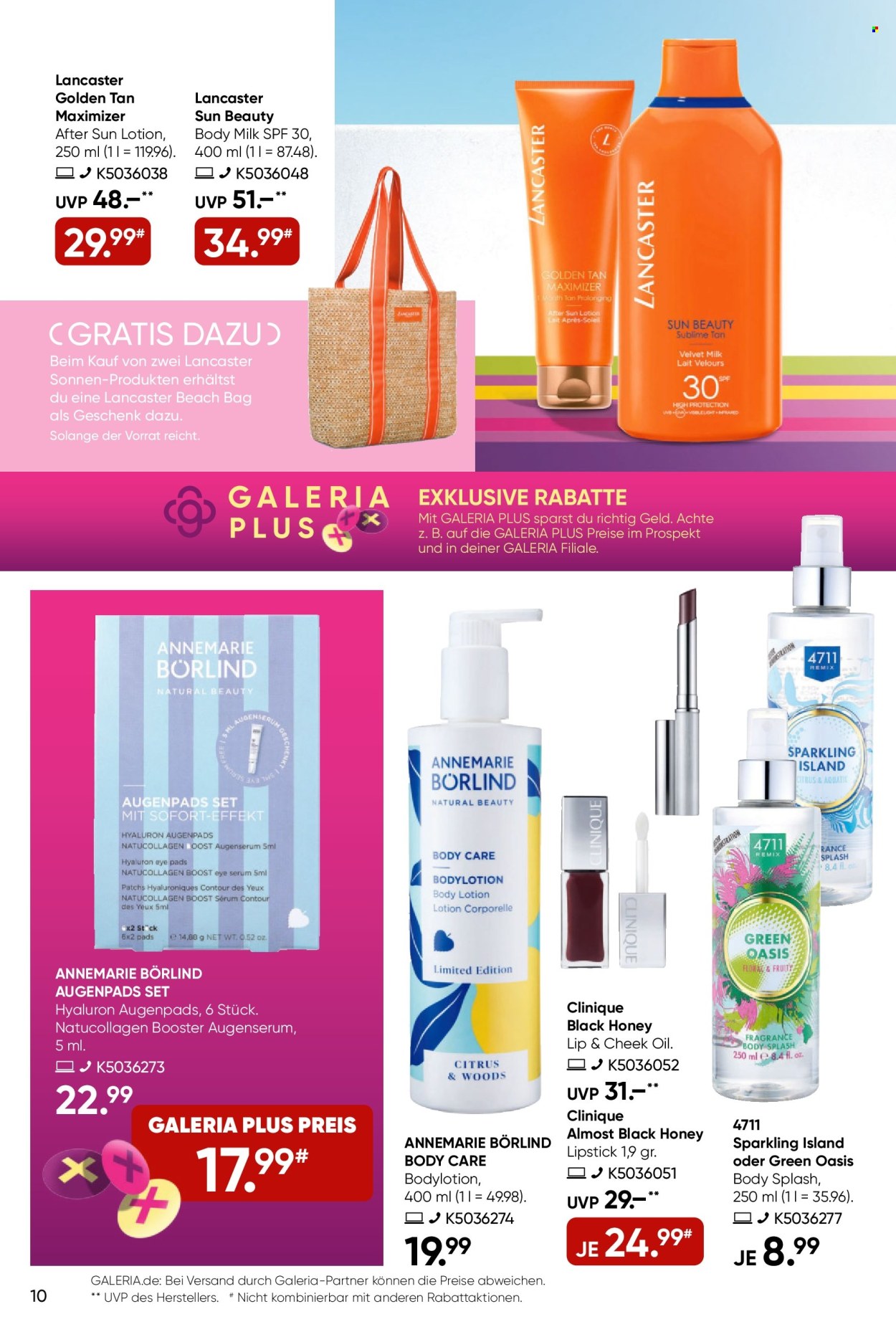 GALERIA Karstadt Kaufhof Prospekte  - 4.06.2025 - 10.06.2025. Seite 10