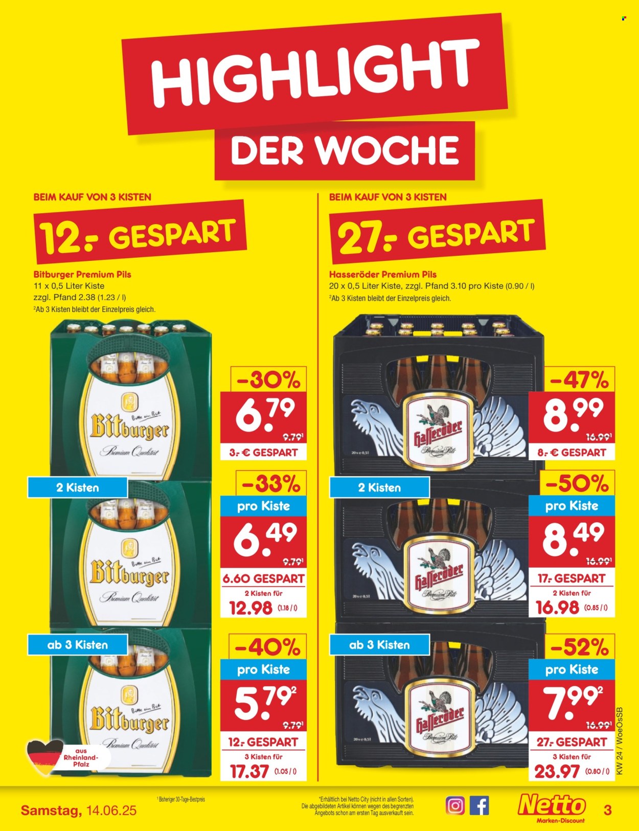 Netto Marken-Discount Prospekte  - 10.06.2025 - 14.06.2025. Seite 3