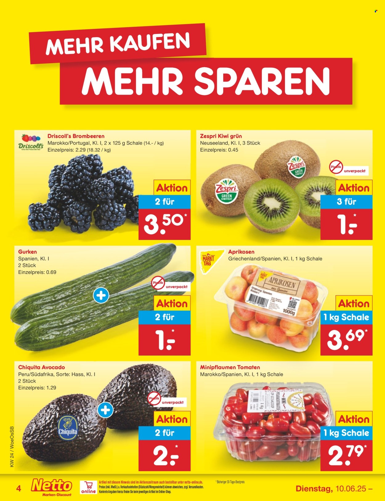 Netto Marken-Discount Prospekte  - 10.06.2025 - 14.06.2025. Seite 4