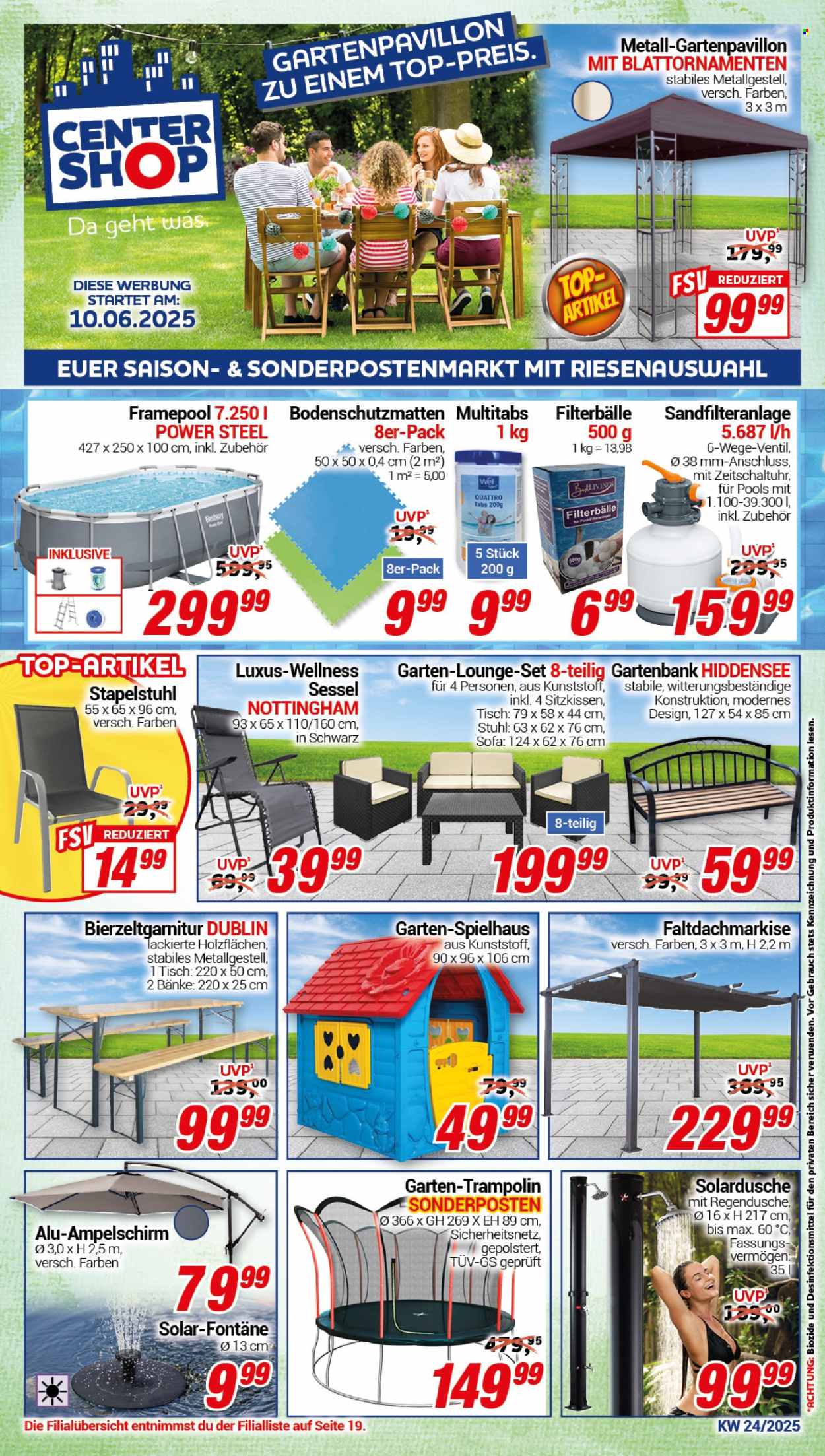 CENTERSHOP Prospekte  - 10.06.2025 - 14.06.2025. Seite 1