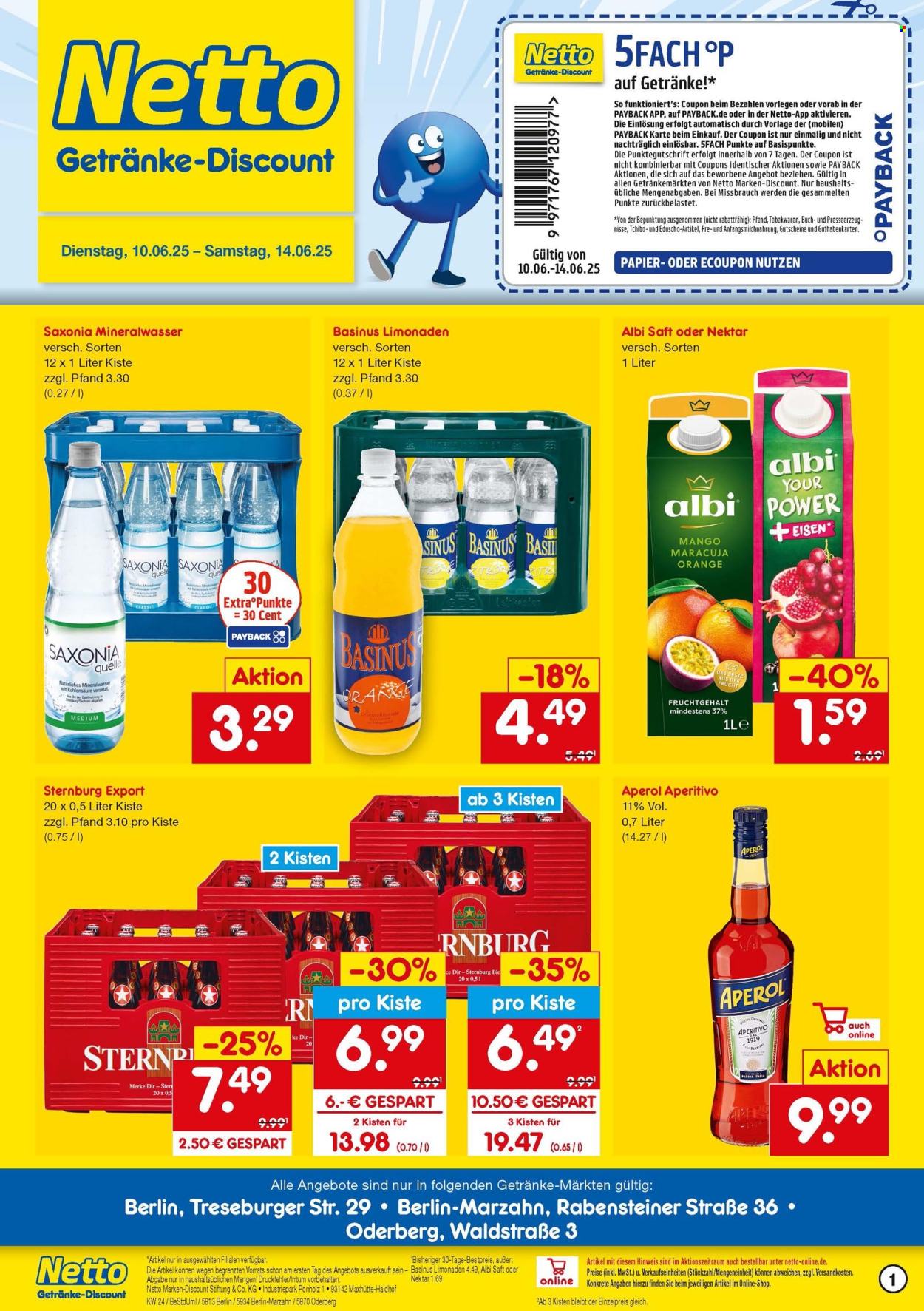 Netto Marken-Discount Prospekte  - 10.06.2025 - 14.06.2025. Seite 1