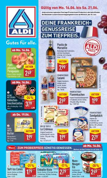 Prospekte ALDI Nord - 16.06.2025 - 21.06.2025.