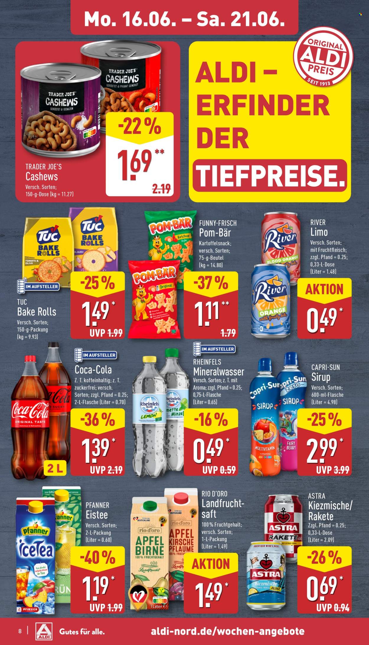 ALDI Nord Prospekte  - 16.06.2025 - 21.06.2025. Seite 8