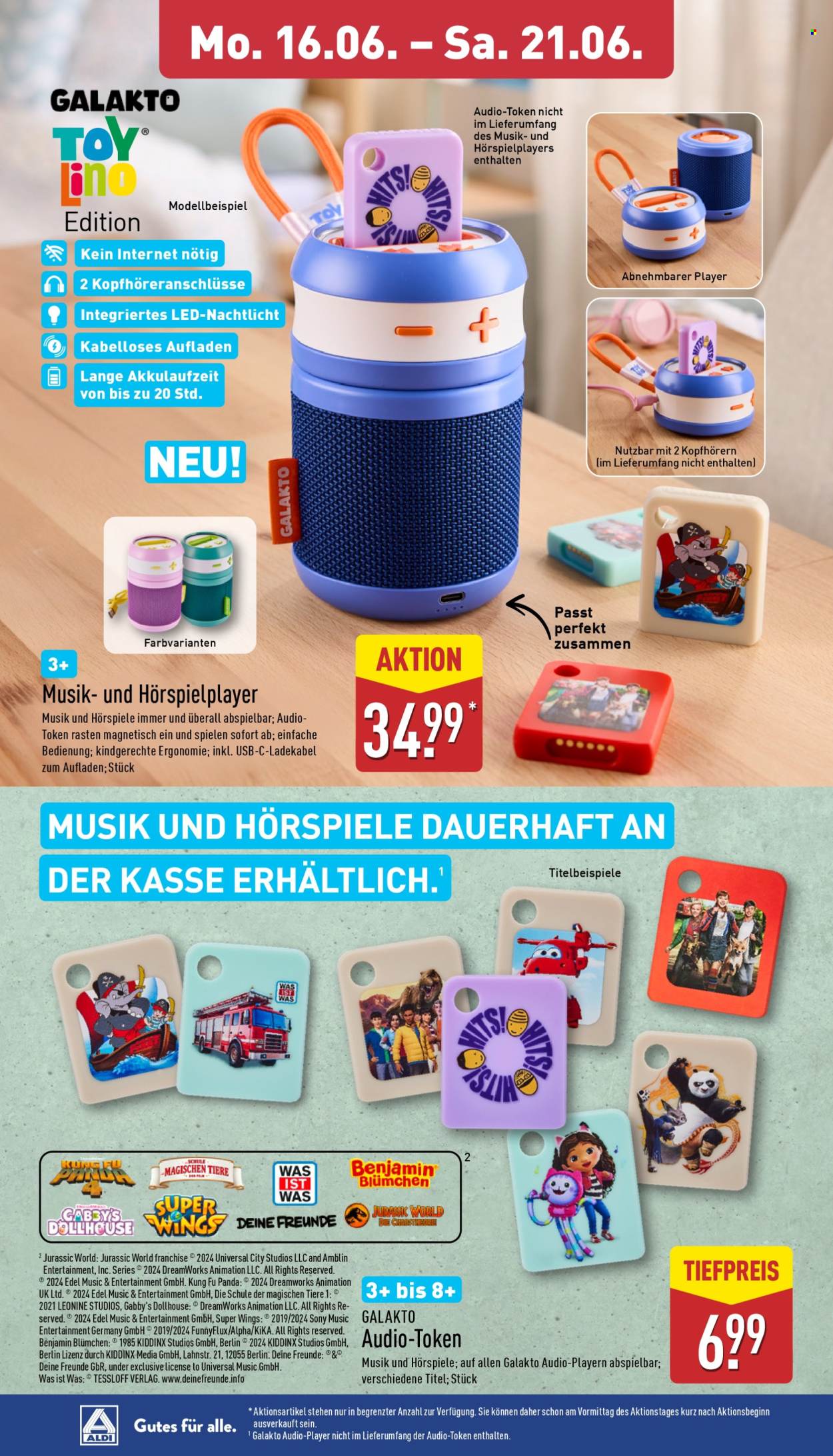 ALDI Nord Prospekte  - 16.06.2025 - 21.06.2025. Seite 37