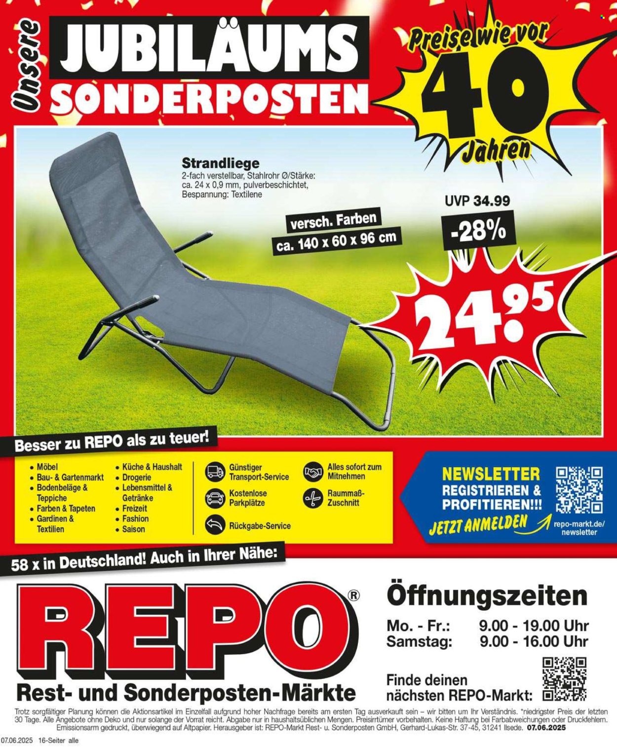 Repo Prospekte  - 10.06.2025 - 14.06.2025. Seite 16