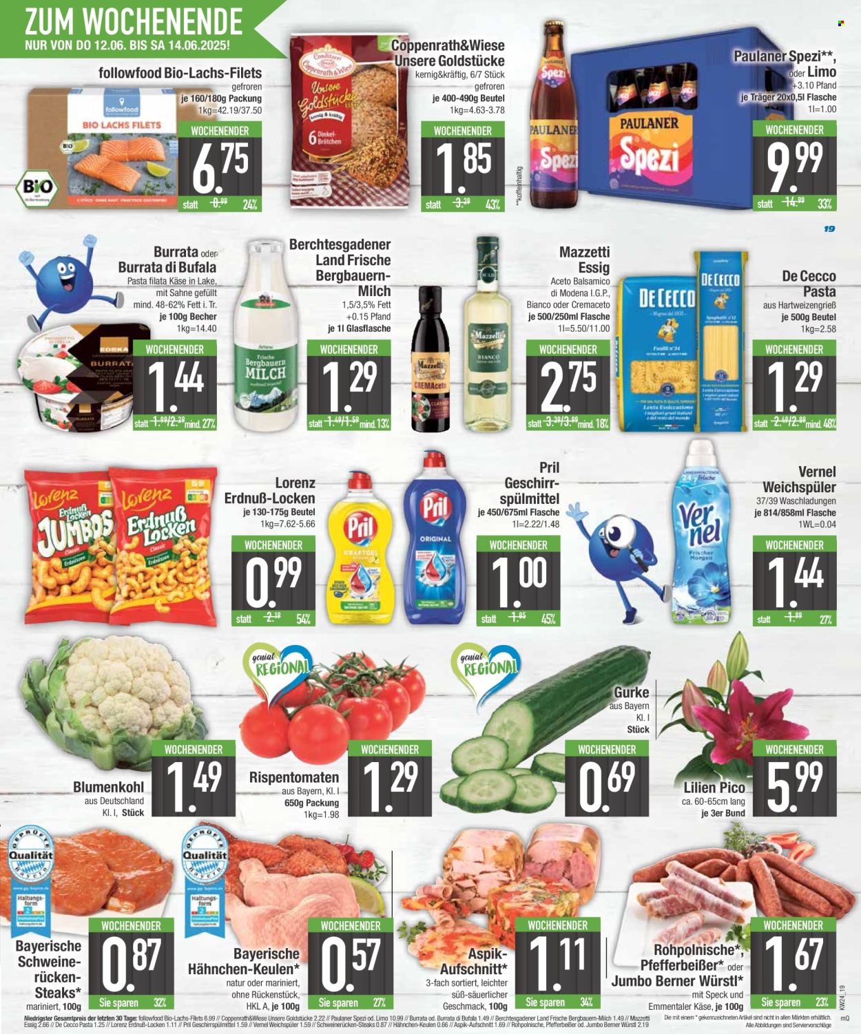 Edeka Prospekte  - 10.06.2025 - 14.06.2025. Seite 19