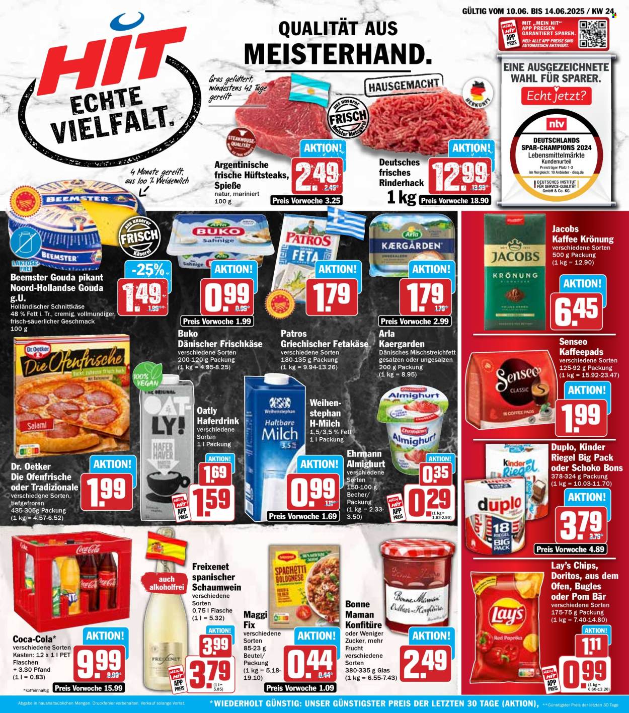 Hit Prospekte  - 10.06.2025 - 14.06.2025. Seite 1