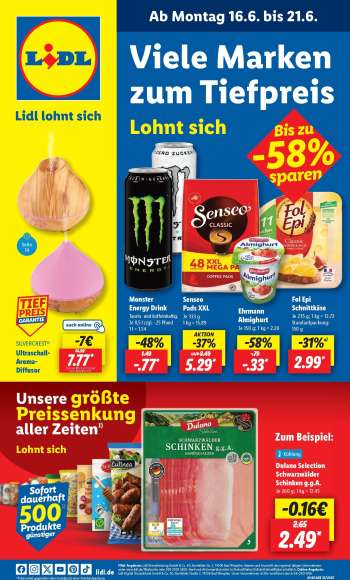 Prospekte Lidl - 16.06.2025 - 21.06.2025.