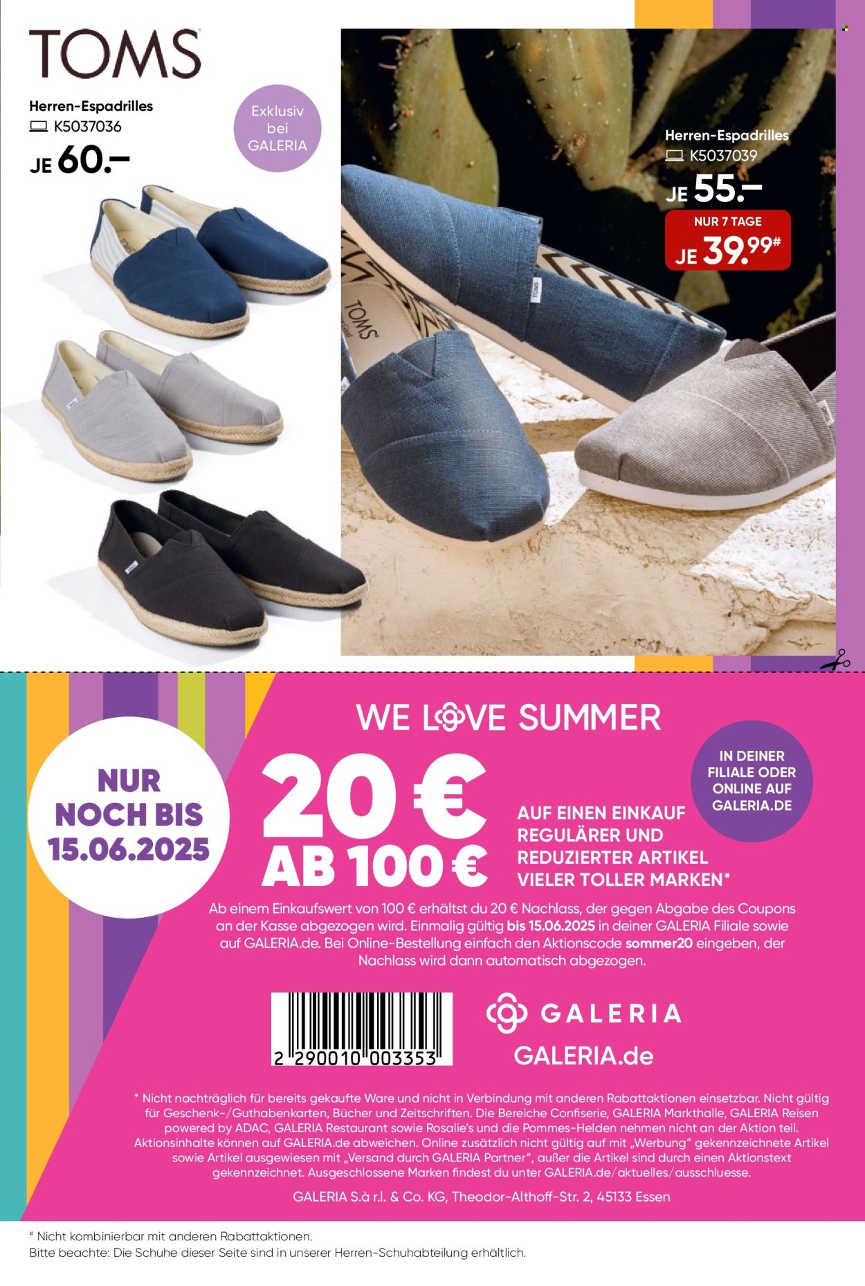 GALERIA Karstadt Kaufhof Prospekte  - 11.06.2025 - 17.06.2025. Seite 11