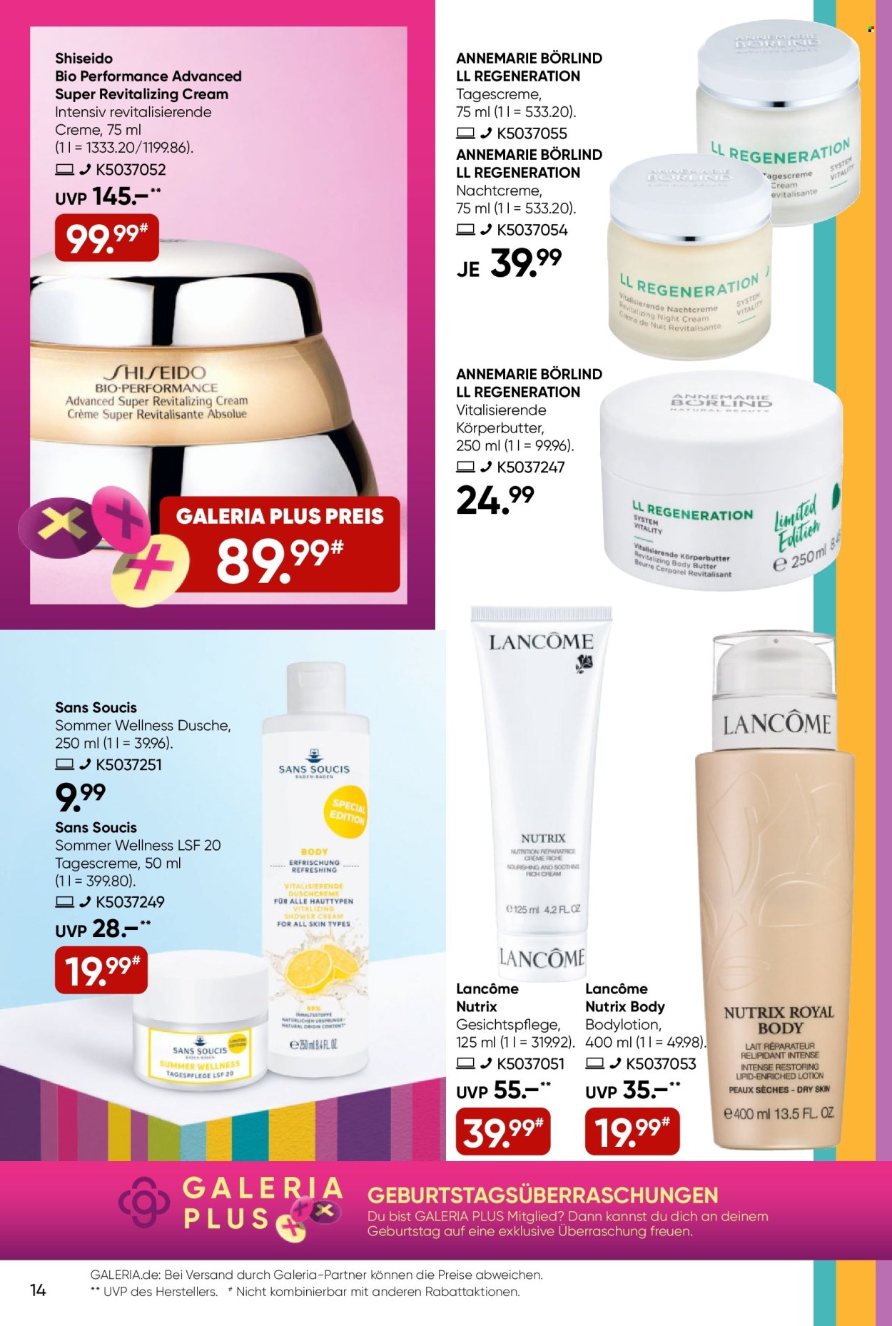 GALERIA Karstadt Kaufhof Prospekte  - 11.06.2025 - 17.06.2025. Seite 14