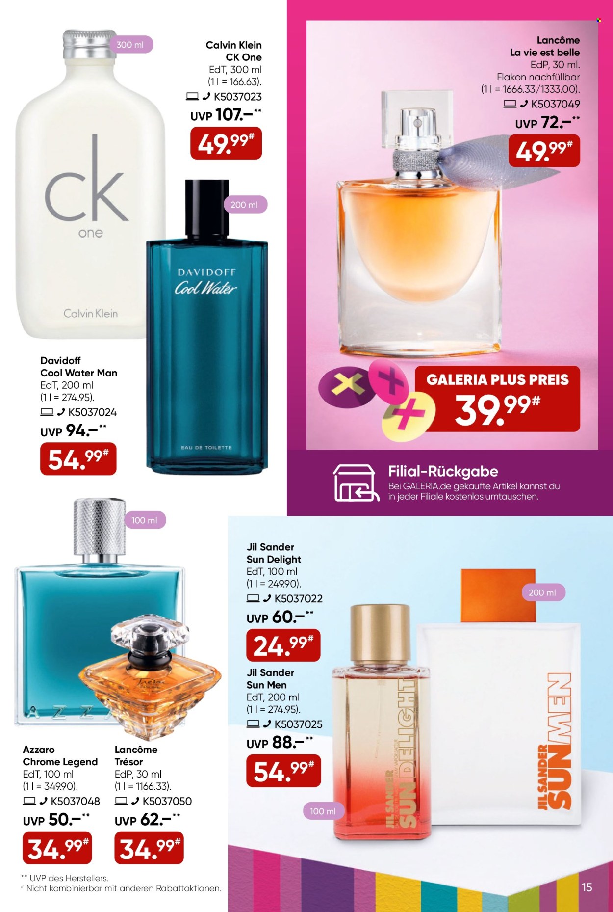 GALERIA Karstadt Kaufhof Prospekte  - 11.06.2025 - 17.06.2025. Seite 15