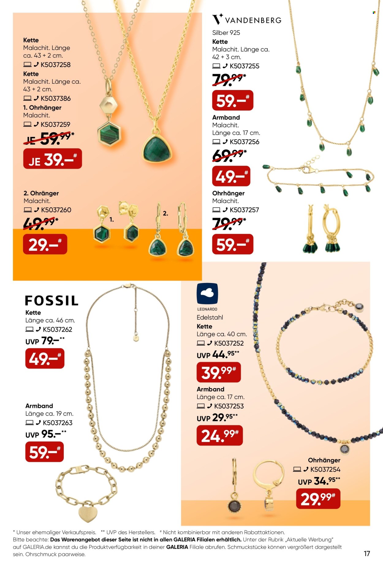 GALERIA Karstadt Kaufhof Prospekte  - 11.06.2025 - 17.06.2025. Seite 17