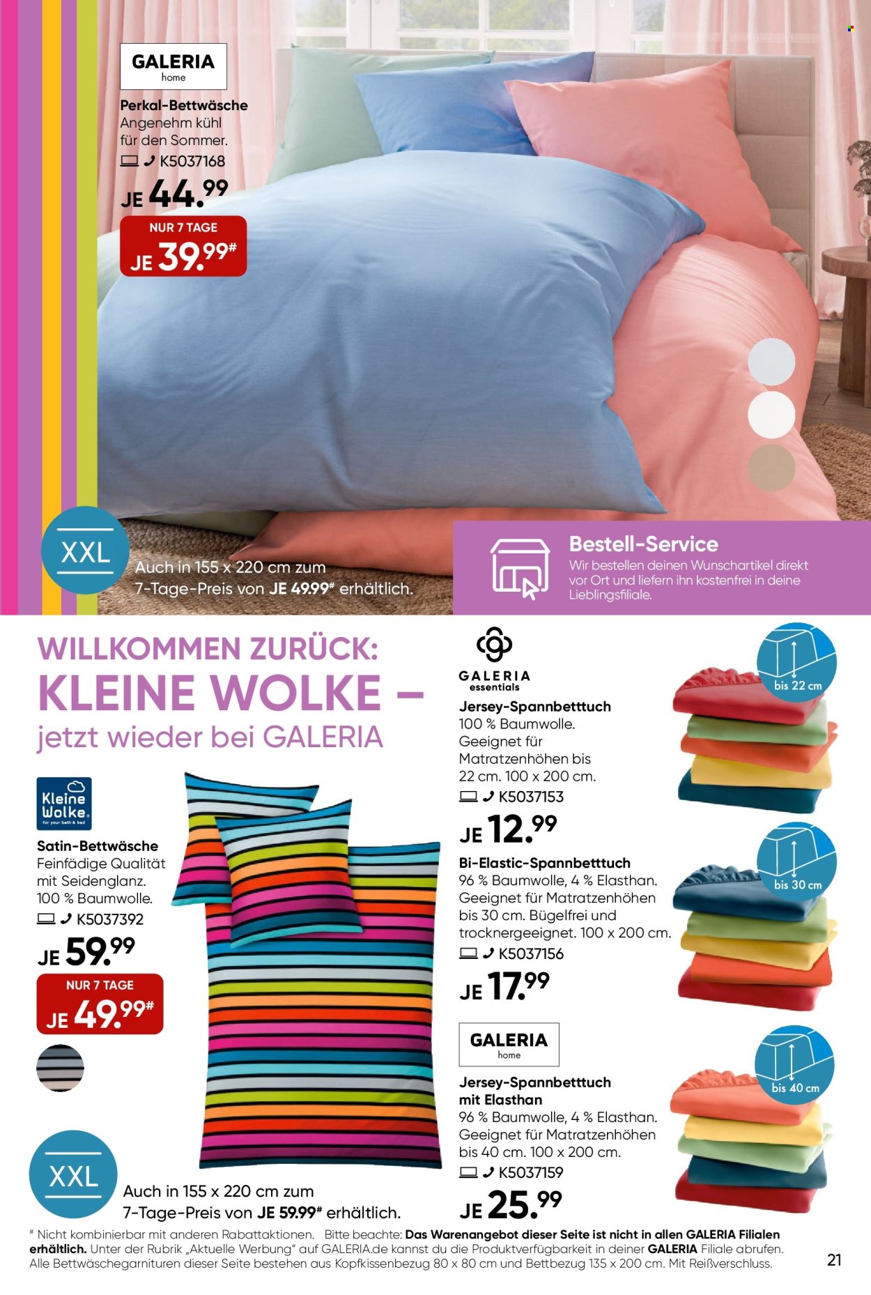 GALERIA Karstadt Kaufhof Prospekte  - 11.06.2025 - 17.06.2025. Seite 21
